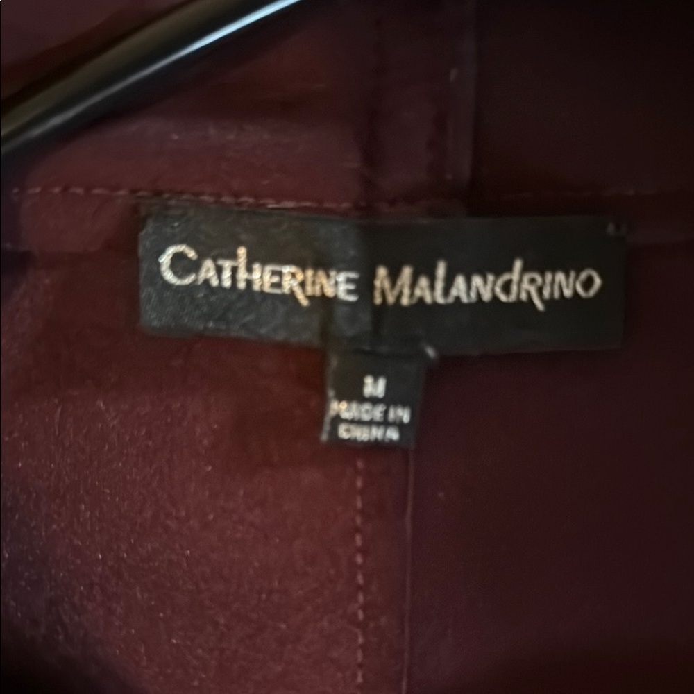 Catherine Malandrino Burgundy Women's jacket